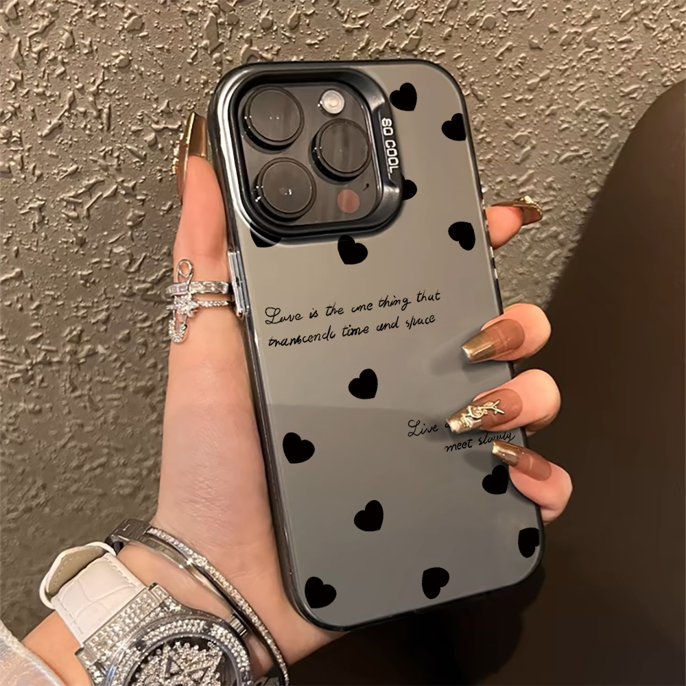 Matte Pc Case - Fashion Cute Love Heart Phone Case