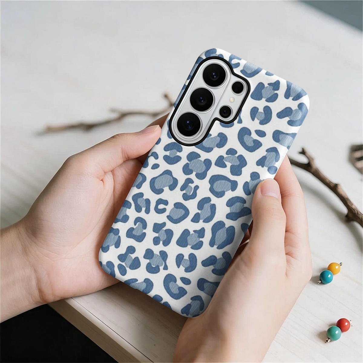 Blue Leopard Print 2-in-1 Dual - Computer Case 评论和价格