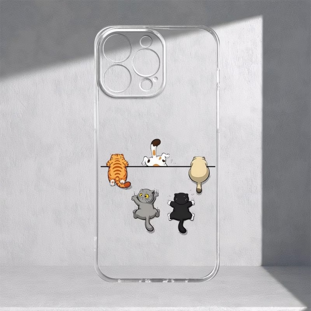 Five Cute Cat Pattern Phone Ca - Mini Pc Case 评论和价格
