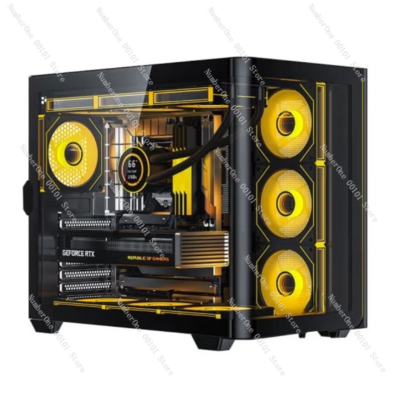Panoramic Curved Glass Desktop - Atx Case 评论和价格