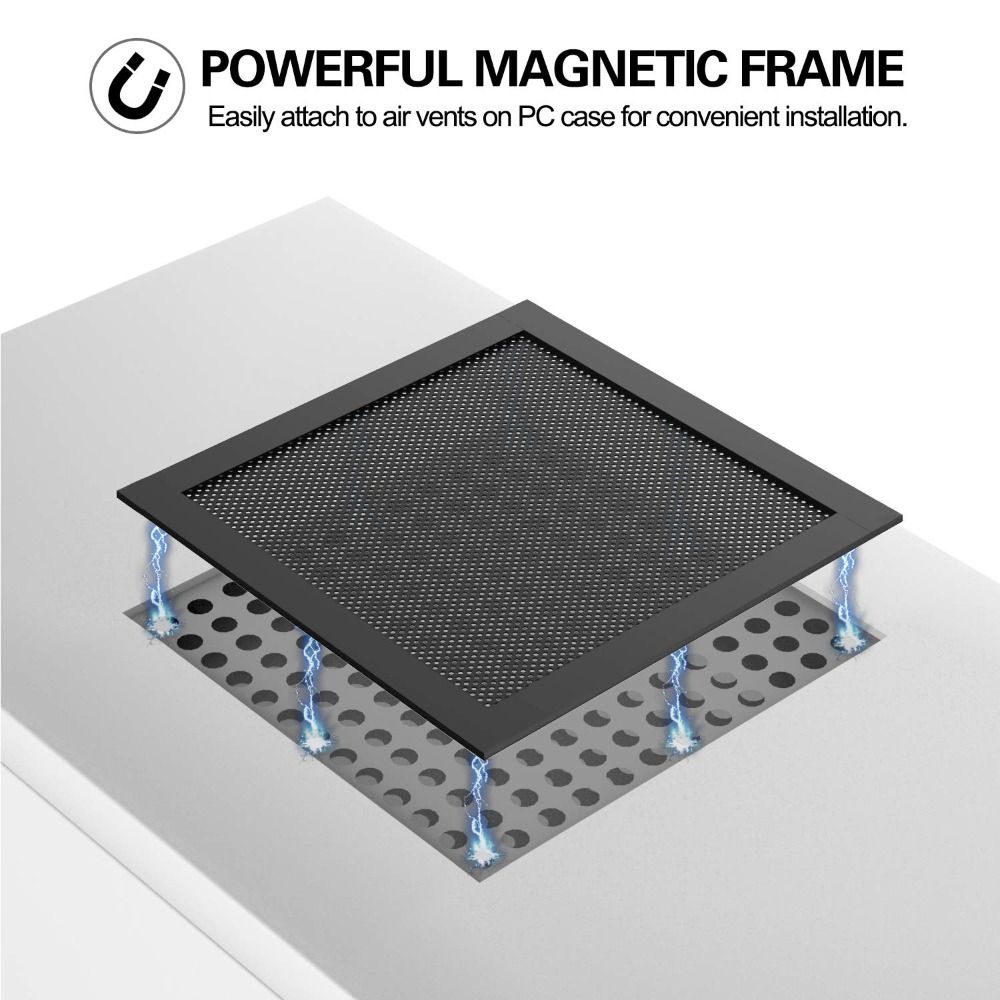 New PVC Dust Filter Cover Blac - Dust Filter Pc 评论和价格